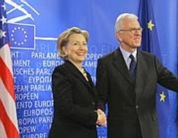 Clinton a Bruxelles